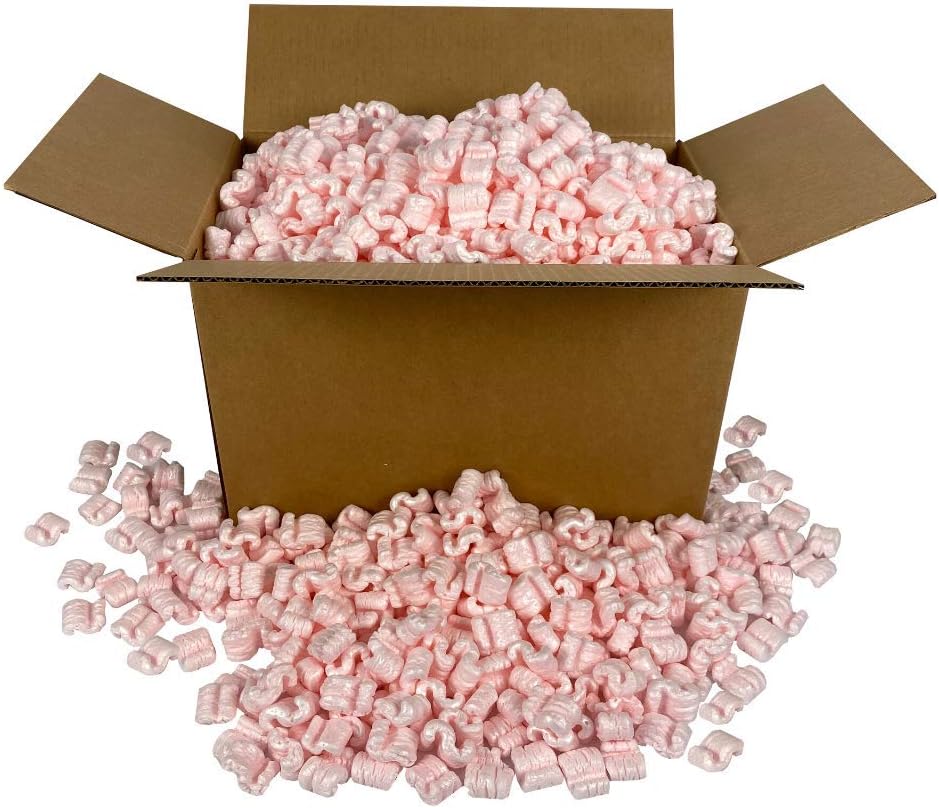 One Bag Pink Anti-Static Packing Peanuts 